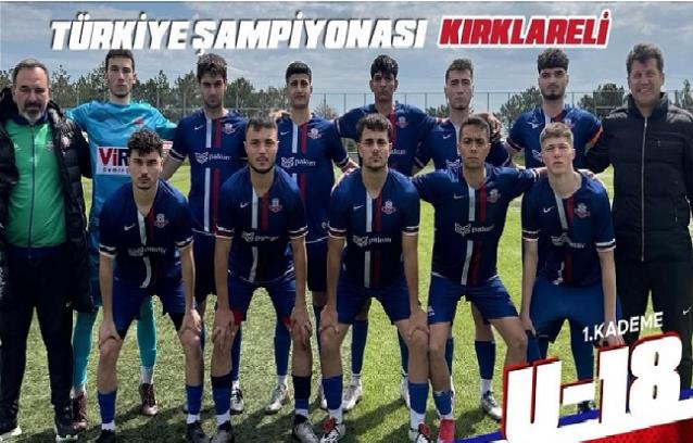 Çorlu Belediye Futbol Kulübü U 18 Liginde 2. Kademeye Yükseldi