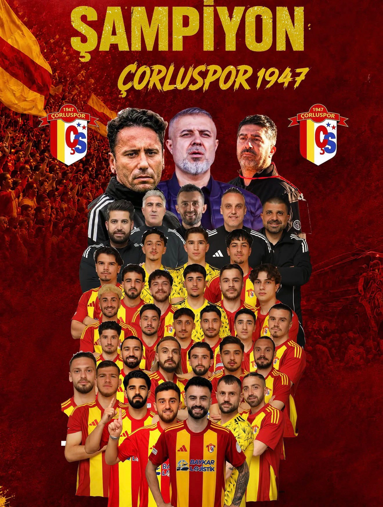 Çorlu Spor 1947 2.Lige Yükseldi