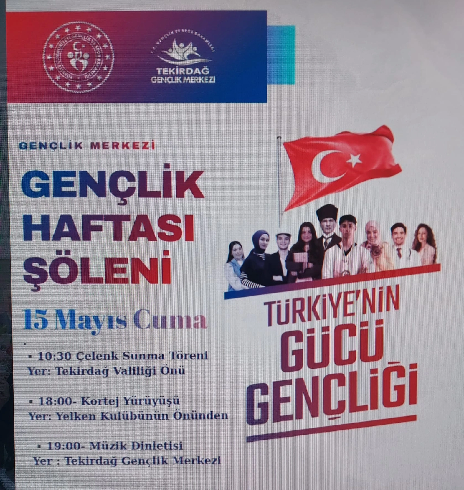 Gençlik Haftası Kutlamaları 