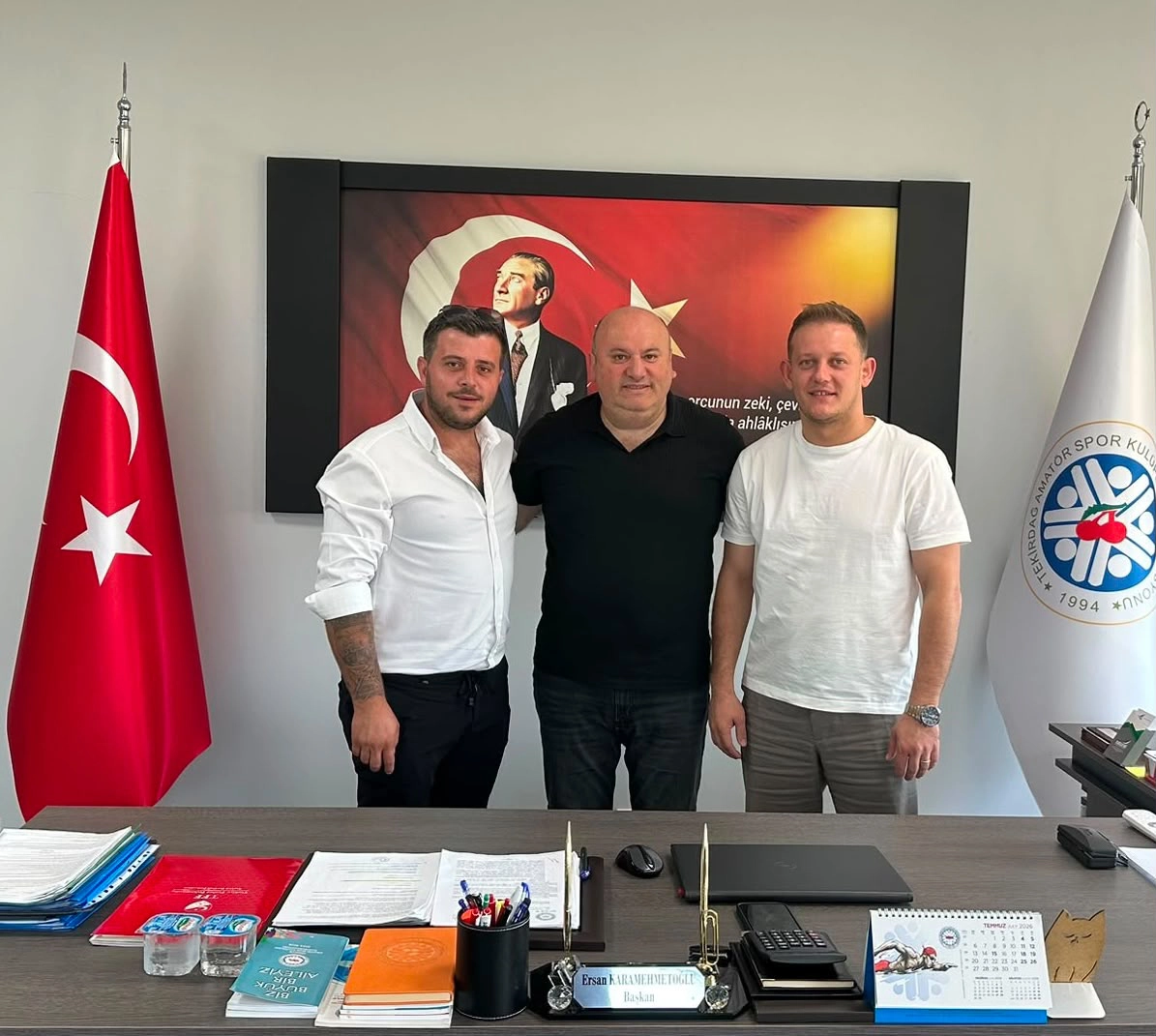 Ahimehmet Spor Kulübünden Federasyonumuza Ziyaret