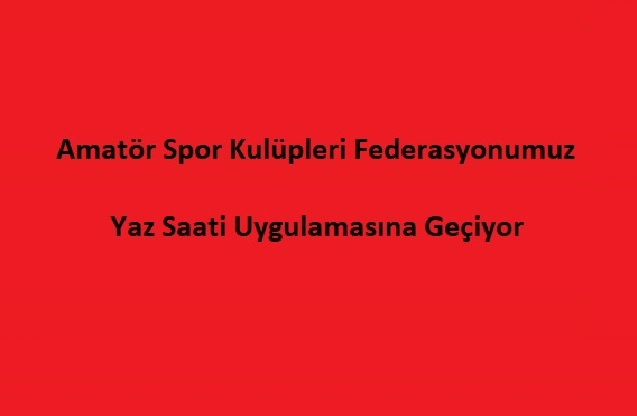 Yaz Saati Uygulaması