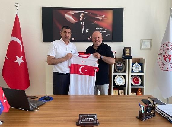  Çorlu Gençlik ve Spor  İlçe Müdürü Şenol DOĞRAMACI' yı Ziyaret  Ettik